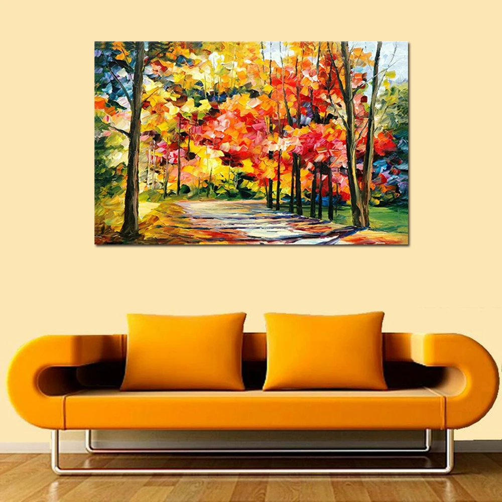 100-Handmade-Abstract-Sunflower-Pictures-On-Canvas-Modern-Flower-Oil-Paintings-Artwork-For-Home-Decoration-Accessories