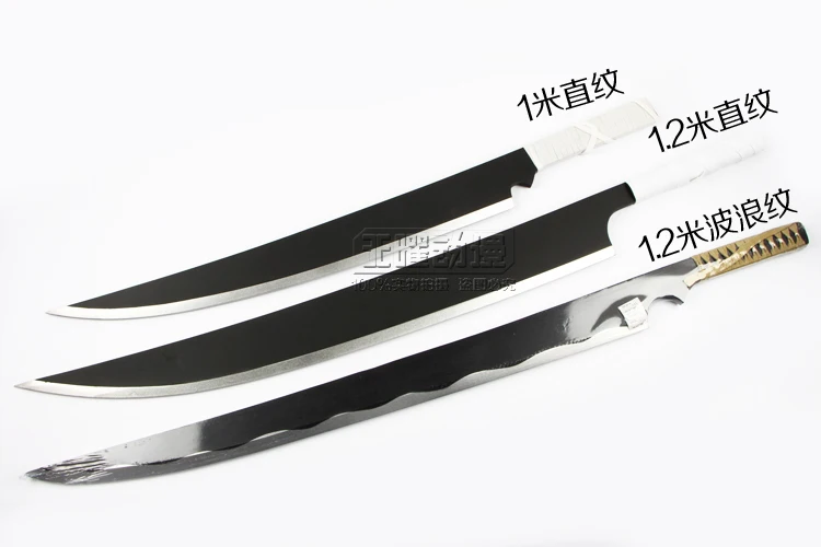 Ichigo Sword Bleach Аниме Dual Wield Blade Zangetsu Kurosaki реквизит для косплея декоративный