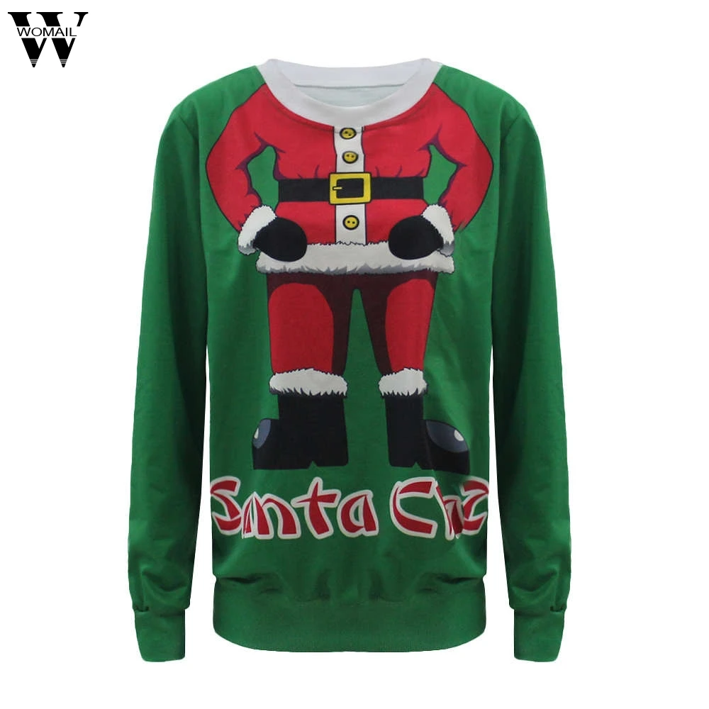 WOMAIL 2017 winter women street cloth Christmas Sweatshirts Vintage