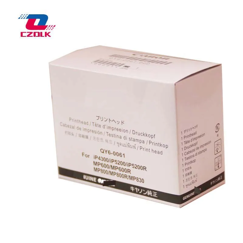 

Original QY6-0061 printhead for Canon Pixma iP4300 iP5200 iP5200R MP600 MP600R MP800 MP800R MP830 print head