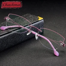 Очки без оправы с защитой от синего излучения, компьютерные очки, оптическая оправа, кошачий глаз, опорошки, окулярные, damskie occhiali da vista donna