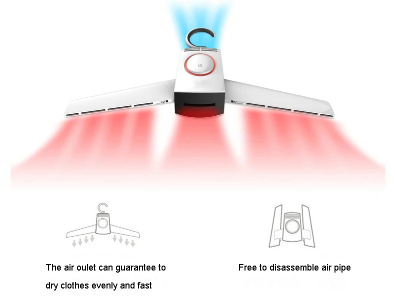 Портативная Складная сушилка для одежды, быстросохнущая вешалка для одежды, пальто для белья обуви, сушилка для одежды, быстросохнущая машина для путешествий, США, ЕС, вилка