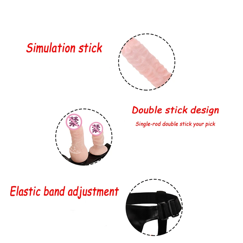 Tanie Pasek na realistyczne spodnie Dildo Strapon Dildo majtki dla lesbijek gejów zabawki erotyczne do gier dla dorosłych dla mężczyzn pary kobiety zabawy dla dorosłych Cock