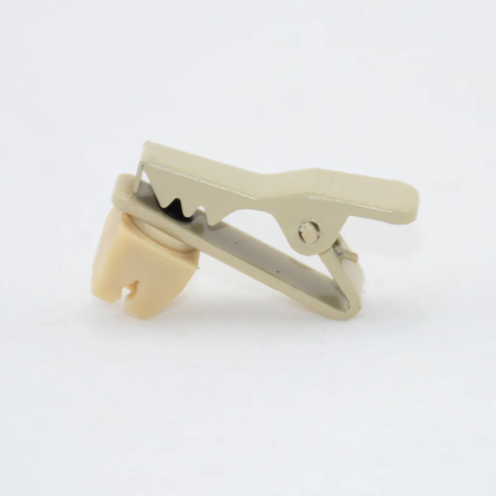 Tc10 Tan Clip For Lapel Microphone Wire Holder Of Microphone Handfree