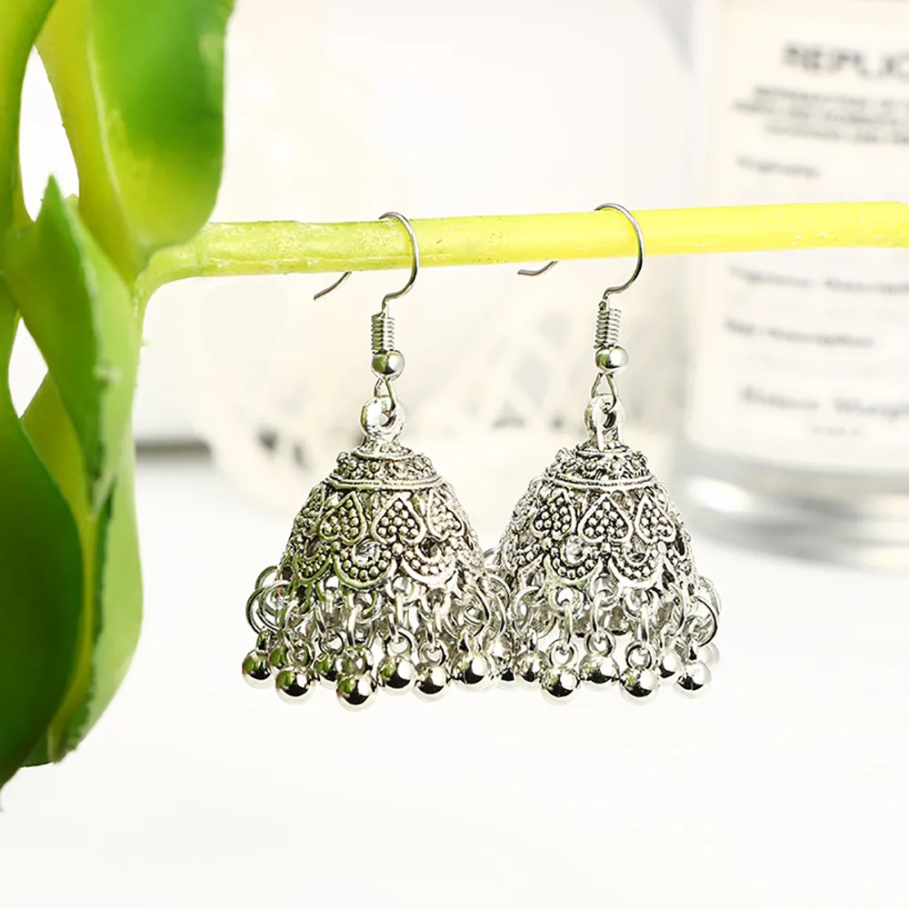 

Zerotime #H5 2019 FASHION Women Geometric Boho Round Ball Circle Bell Love Earrings Brincos Free Shipping