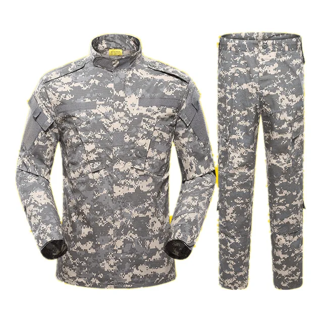 Армейская уличная военная форма, 5 видов цветов, камуфляж, тактическая Мужская одежда, спецназ, боевая рубашка, солдат, тренировочный комплект одежды - Цвет: AVU