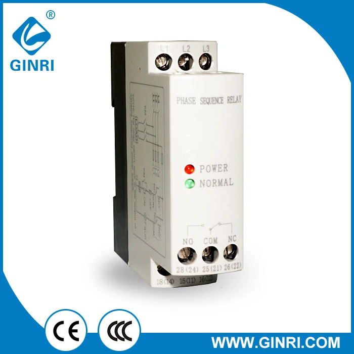 Ginri rd6 реле отказа фазы 3 Последовательность Напряжение защиты Реле 220vac|failure relay|phase
