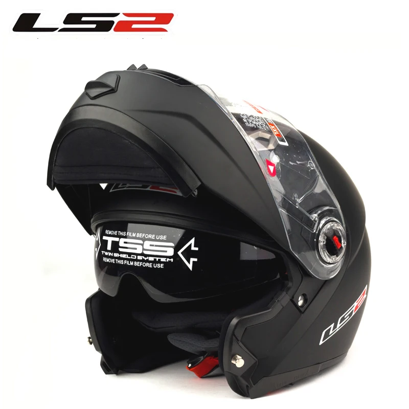 

New helmet motocross helmet motorcycle LS2 helmet double lens ff370 latest version have bag 100% Genuine LS2 ff370