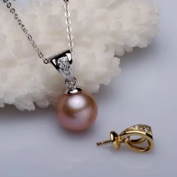 

Fashion Pearl Pendant Mountings, Pendant Findings, Pendant Settings Jewelry Parts Fittings Jewellery Accessories, 10pcs/lot