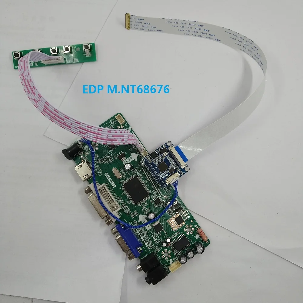 

kit for LP156WF6(SP)(J2) 1920*1080 LCD M.NT68676 Panel Screen LG display 15.6" LED HDMI VGA 30pin EDP Controller board DVI 60Hz