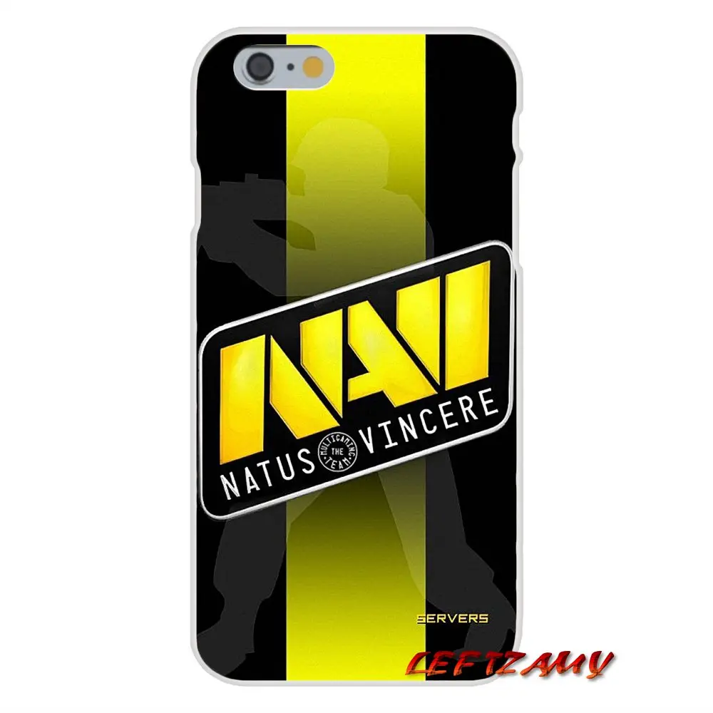 Аксессуары чехлы для телефонов Чехлы natus vincere navi Flexible iPhone X 4 4S 5 5S 5C SE 6 6S 7 8