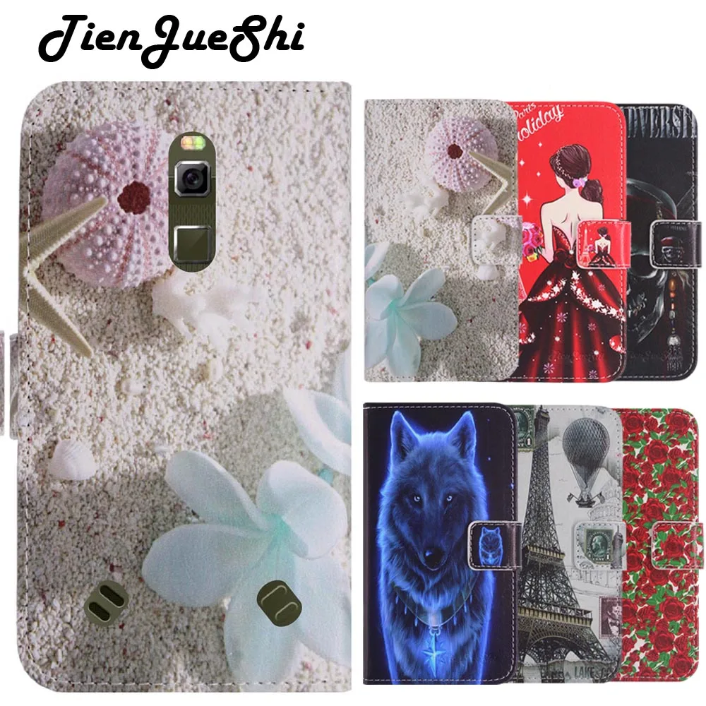 Модный защитный кожаный чехол TienJueShi бумажник для HOMTOM ZOJI Z8 5 дюймов|case for homtom|case