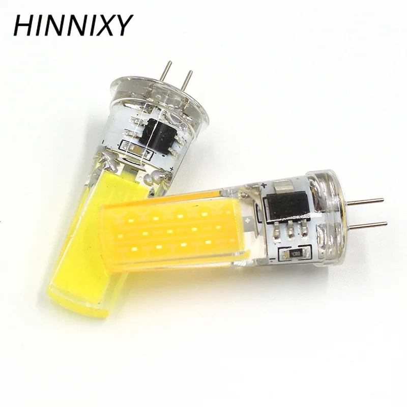 

Hinnixy 5PCS/lot Dimmable LED COB G4 Bulb G9 Bulb Light Real 2.8W Silica Gel 220V-240V Tube Dimmer COB Replace 30W Halogen Bulb