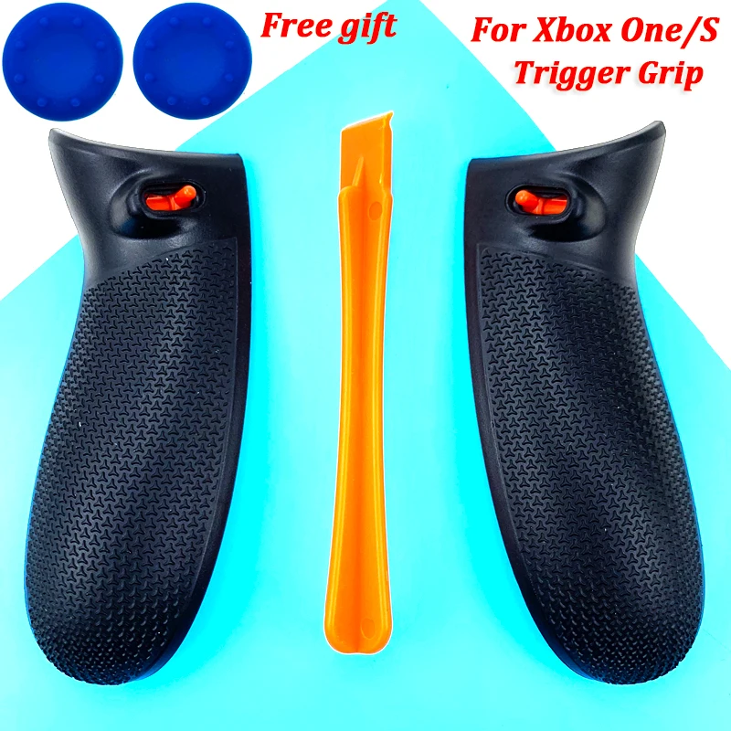 

1 Pair Quickshot Rubber Grips Replacement Parts with Hair Trigger Locks Trigger Stops for Xbox One/ SLIM Controller