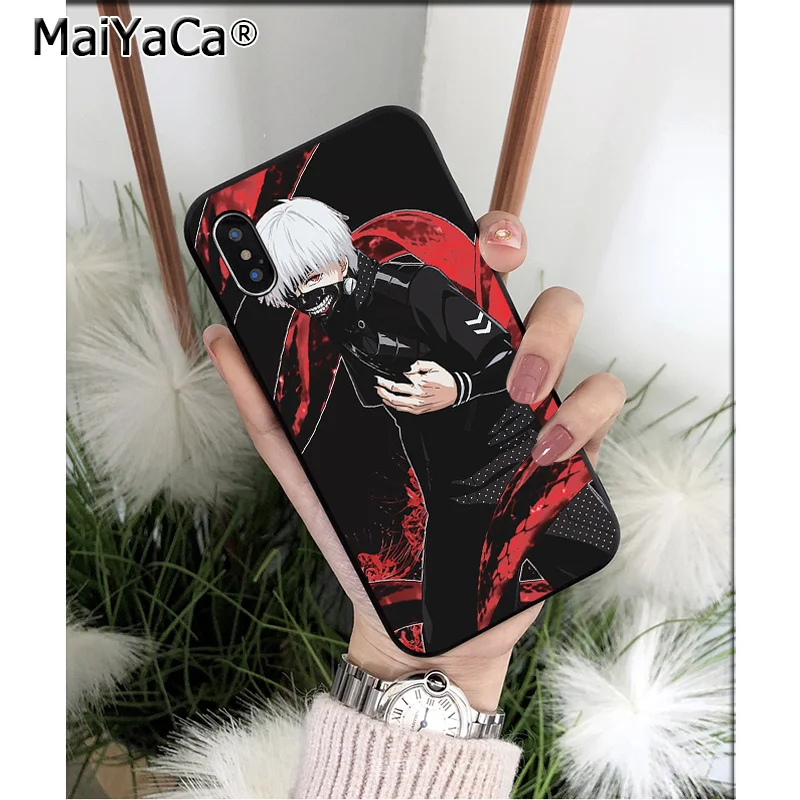 MaiYaCa Токийский Гуль kaneki Кен клиент высокое качество чехол для телефона для Apple iPhone 8 7 6 6S Plus X XS MAX 5 5S SE XR чехол