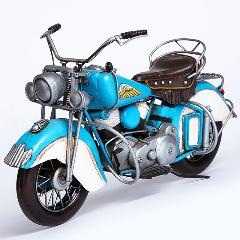 American country retro 53 years Indian motorcycle model Bar Cafe studio clothing shop window display of children room decoration | Дом и сад