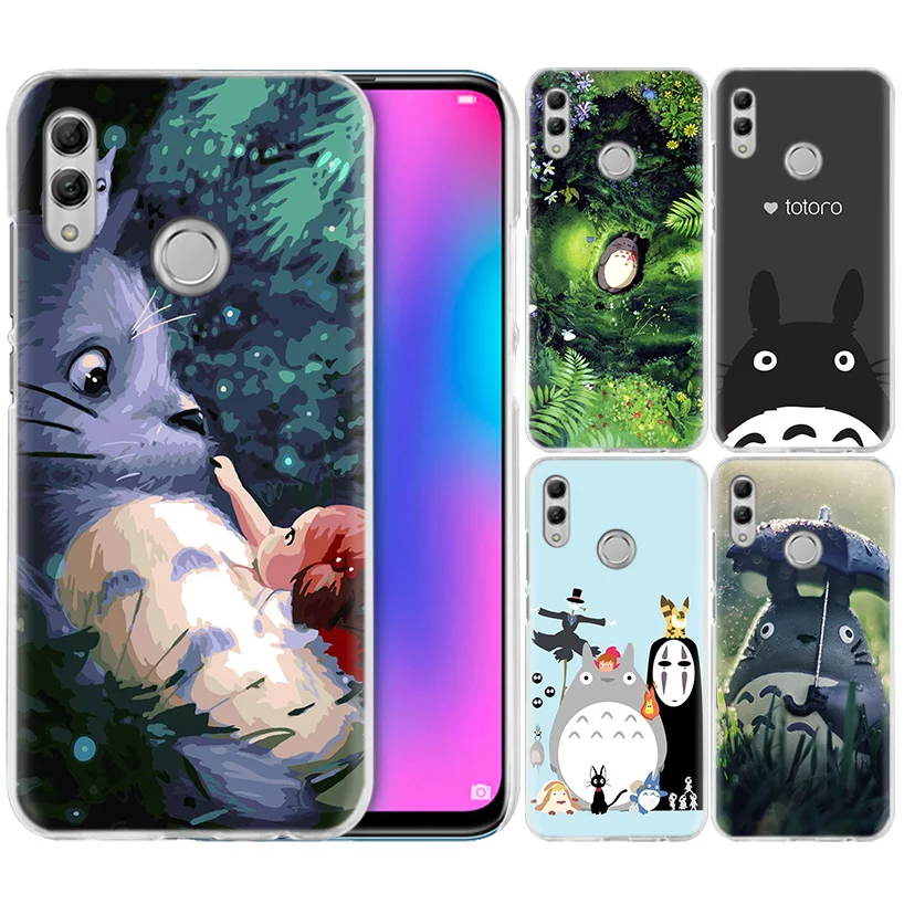 

PC Case for Huawei Honor 8X Y9 9 10 Lite Play 8C 8S 8A Pro V20 20i 10i Y6 Y7 2019 Hard Cover My Neighbor Totoro Studio Ghibli
