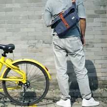 D-park роскошный Массажер для ноутбука, сумки на одно плечо для мужчин, водонепроницаемые нейлоновые сумки через плечо, мужская сумка-мессенджер