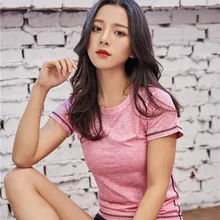 ESHINES черная женская футболка профессиональная спортивная быстросохнущая футболка для фитнеса футболка с коротким рукавом для упражнений футболка для бега