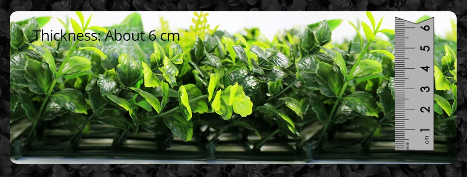 Artificial Fence Bushes Foliage 3 SQM High Imitation Plants Leaves Synthetic Grass Mat For DIY Garden Wedding Decorations1