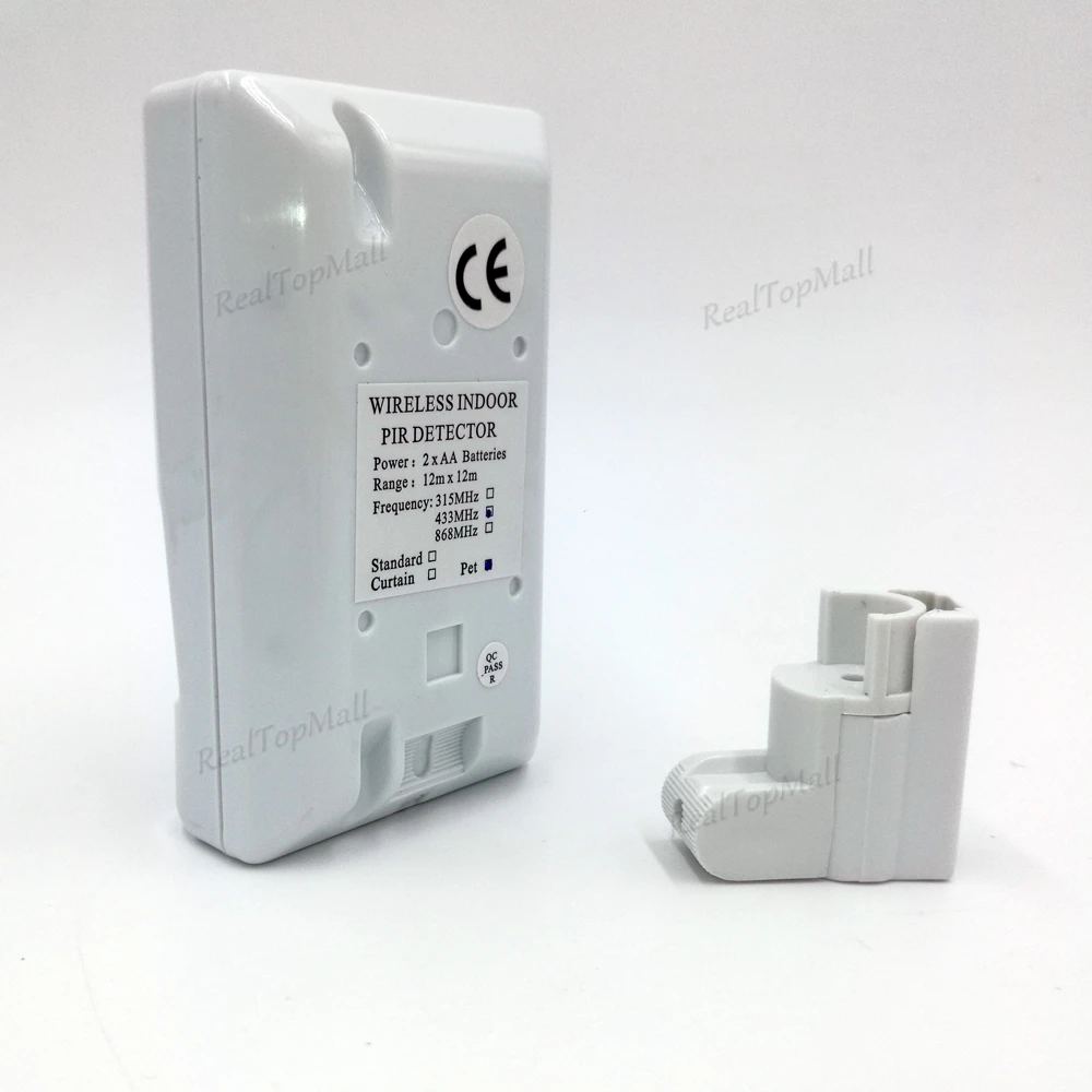 433MHz PET immune PIR Detector, Motion Sensor, Suitable for below 25kg animal, For Wifi/GSM Home Burglar Alarm System