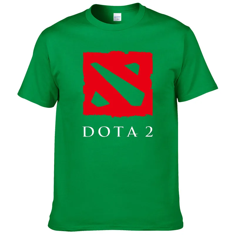 Модные топы, Keep Calm And Play Dota 2, футболки, футболки из фильма Ходячие мертвецы, мужские летние футболки, хлопковые футболки#023 - Цвет: 10