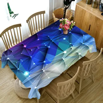 

Flash of light tablecloth Waterproof 3D rectangular tablecloth party round table cloth customized size Cushion cover