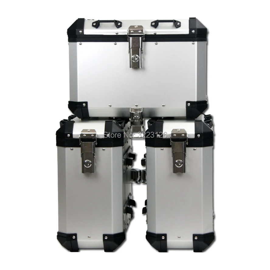 

Motorcycle Luggage Case Saddle Bag Rear Side Box Tail Boot Case Trunk Saddlebag For SUZUKI DL250 DL 250 V-Storm VStorm