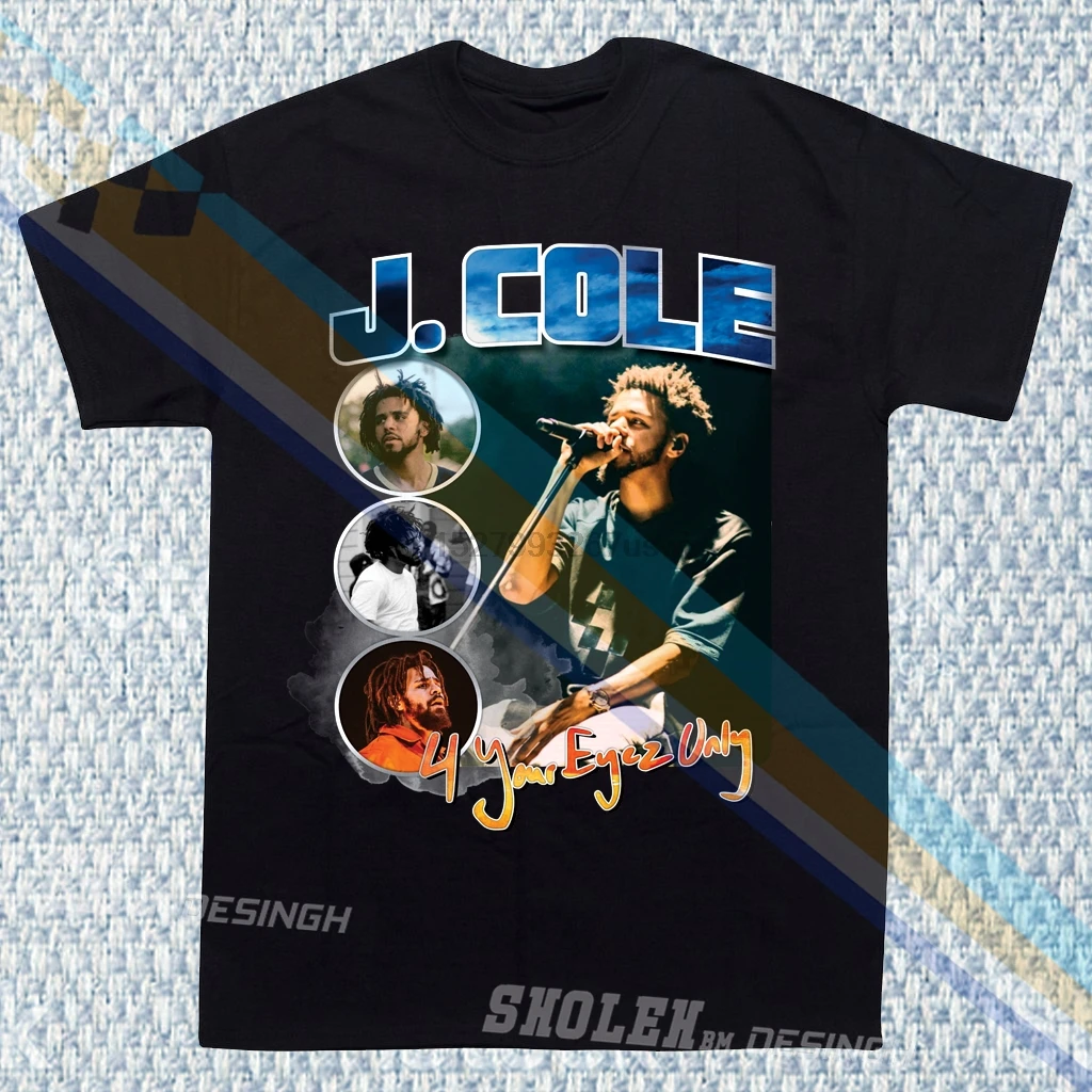 

NEW LIMITED Inspired By JCOLE 4 your eyes only tour Hip hop Rap R&B tee T-SHIRT