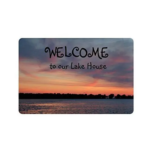 Sweetshow Custom to Our Lake House Indoor/Outdoor Doormat Door