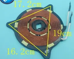 Медь индукции Плита нагрев катушки/индукционные нагревательные пластины Медь катушки Малый плита/16,2 см x 17,2 см x 19 см