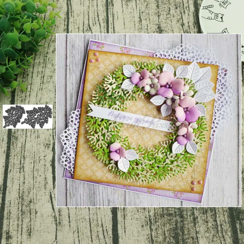 

AddyCraft Metal Cutting Dies cut die mold fennel leaf Scrapbook paper craft knife mould blade punch stencils dies