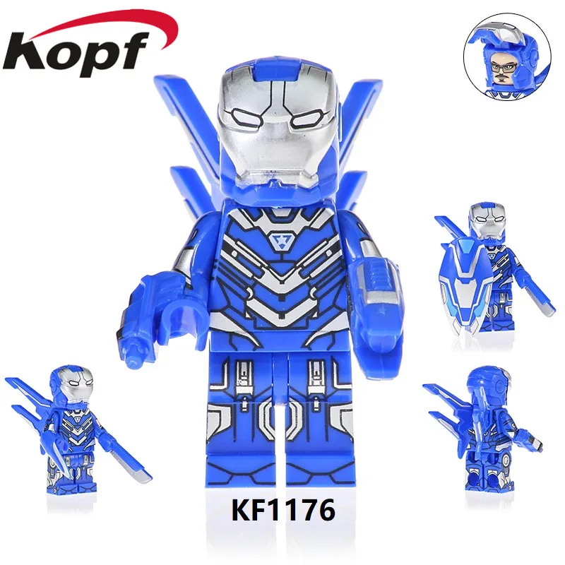 

Single Sale Building Blocks Super Heroes Bricks Iron Man Mark 50 30 39 24 Rescuer Figures Gift For Children Model Toys KF1176