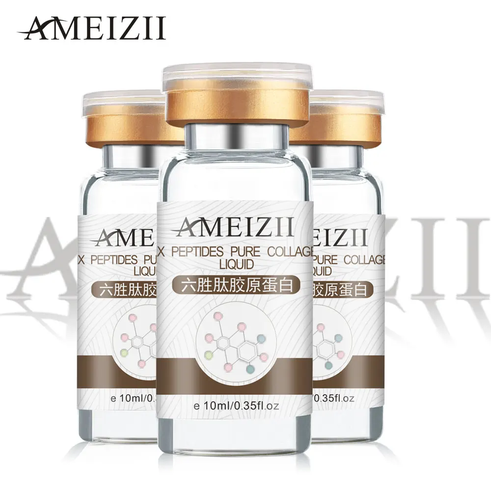 Жидкая Сыворотка AMEIZII 3 шт. омолаживающий коллагеновый шесть пептидов