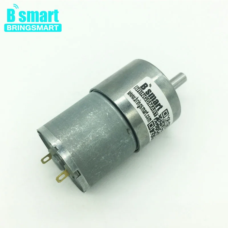 

Bringsmart JGB37-3530 12 Volt Small DC Gear Motor 24V Gearbox Reversed Metal Gears Toy Intelligent Equipment Mini Electric Motor