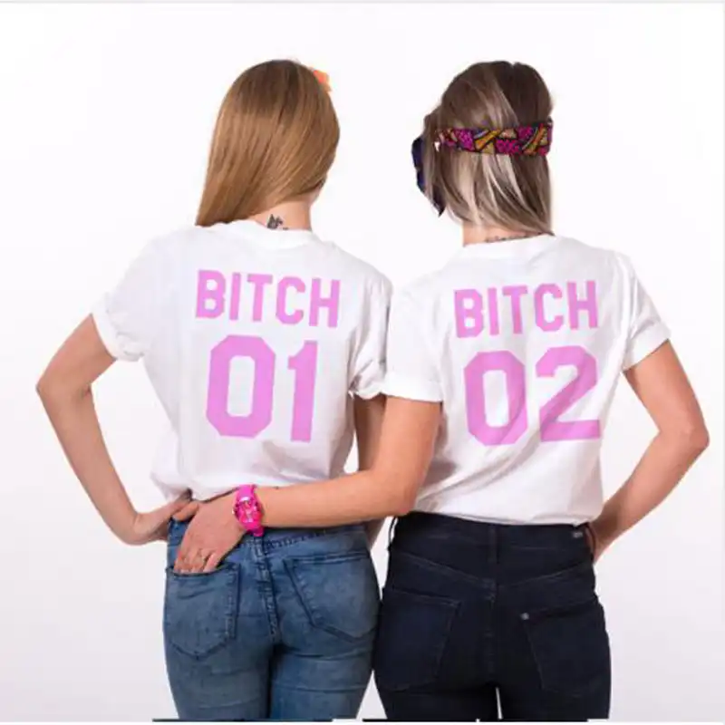 Camisetas Para Mejores Amigas Atractivas De Las Mujeres Camisetas
