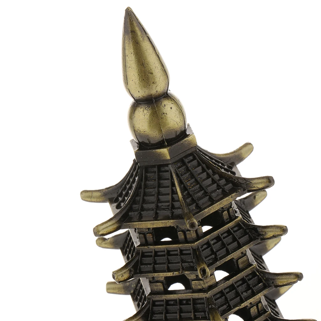 Aquarium Ornament - ORIENTAL TOWER - fish tank decoration pagoda figurines Gift for Students Scholar Attaching