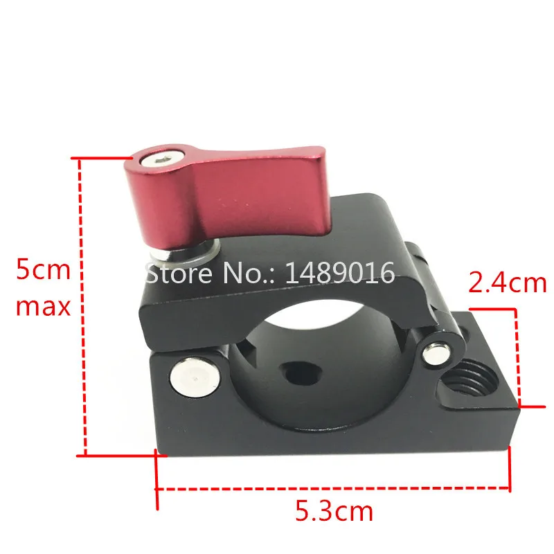 3in1 Tripod Heads Adapter Male 14 and 38 Screw + 25mm Clamp Adapter For Dji Ronin M MX Monitor Bracket (4)