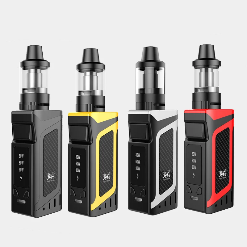 80 Вт полный Vape1-Box E ручка пара электронная сигарета Starter Полный комплект с 2000 мАч