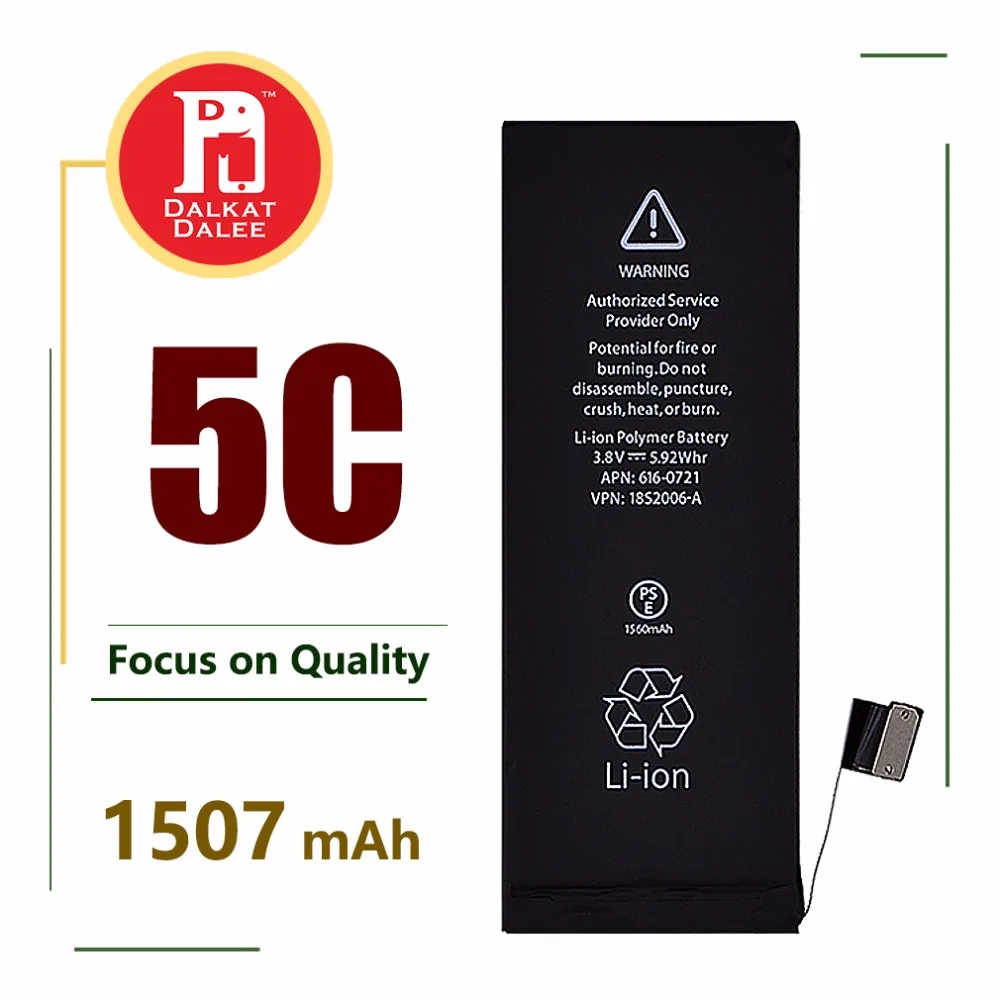 High Capacity Mobile Phone Battery For iPhone 5C Real Capacity Batteries Bateria Replacement For