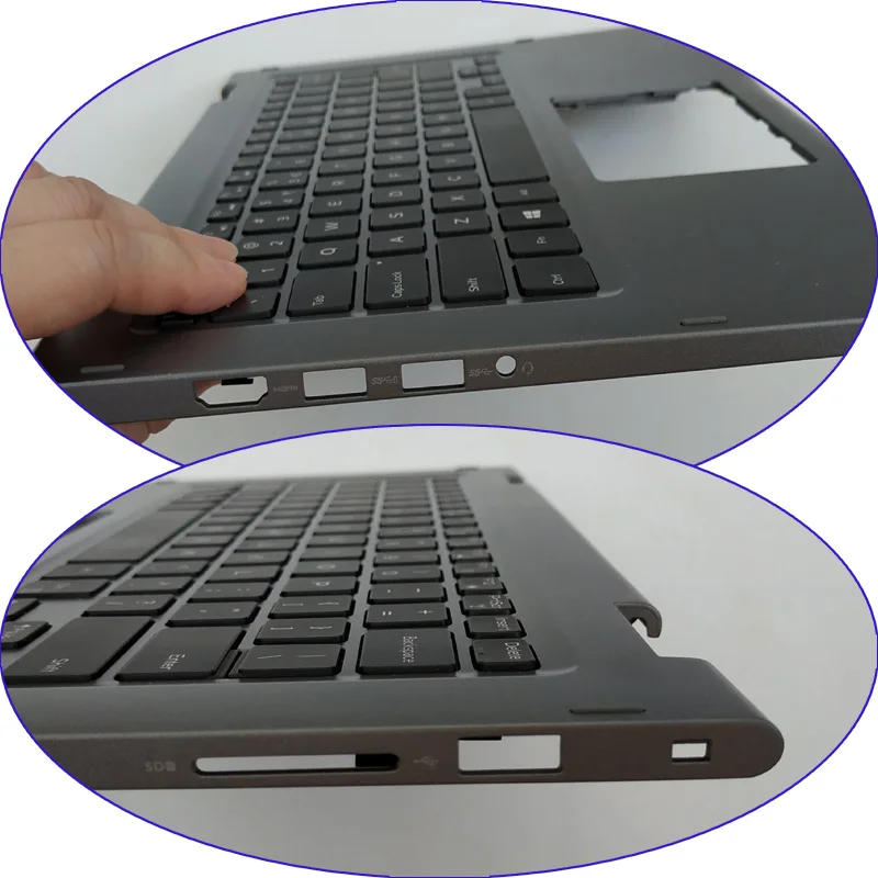 1 шт. чехол для ноутбука C Упор для рук для Dell Inspiron 13MF 5379 P69G 5368 5378