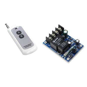 

DC12-48V RF Wireless Remote Control Switch Radio Control Switch 1CH Relay Receiver Transmitter Learning Code PT2262 EV1527