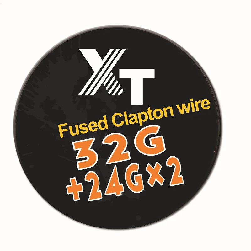 Плавленый провод Clapton 15 футов в рулоне 32GA + 2 * 28GA 26G 24G сопротивление ECigarette Высокое