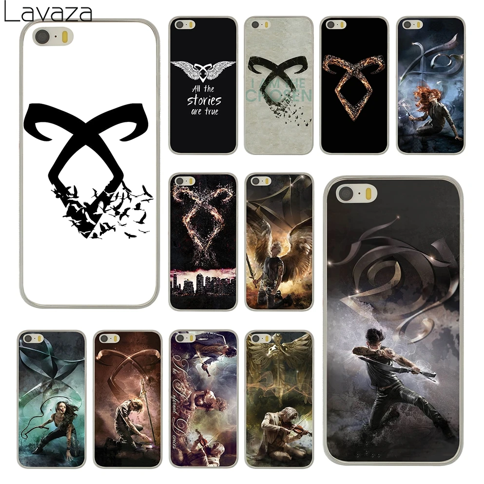 Lavaza Mortal Instruments City Of Bones жесткий пластиковый модный прозрачный кожаный чехол для