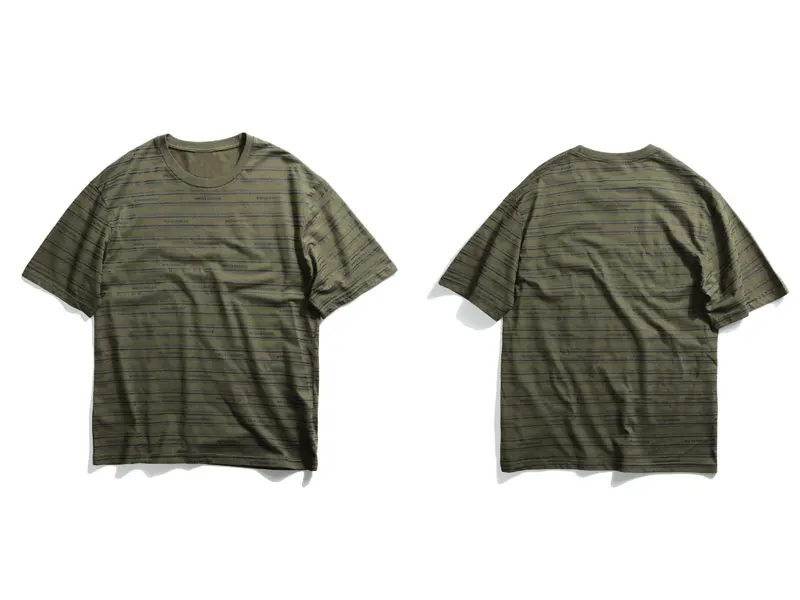 Letter Striped Printed Tshirts 2