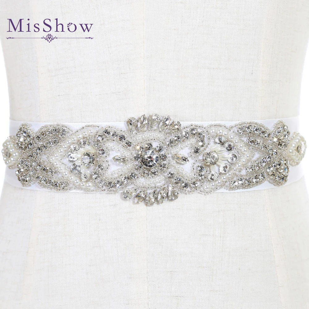 Buy Real Picture Wedding Belts and Sashes white bridal