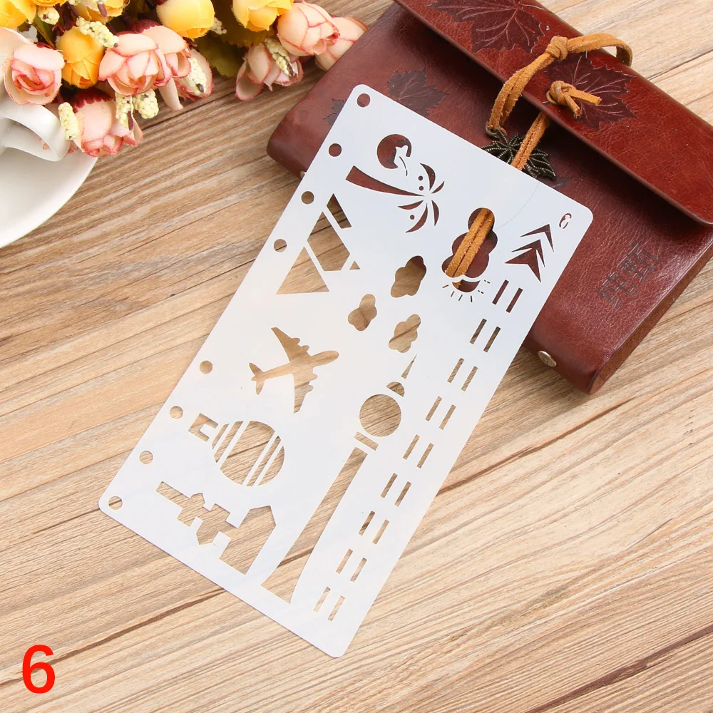 

DIY Craft Hollow Layering Stencils For Wall Painting Scrapbooking Stamping Stamp Album Decorative Embossing Paper Card