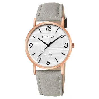 

Gofuly New Fashion Women 's Luxury Leather Band Analog Quartz Diamond Wrist Watch Casual Watches relogio #1925