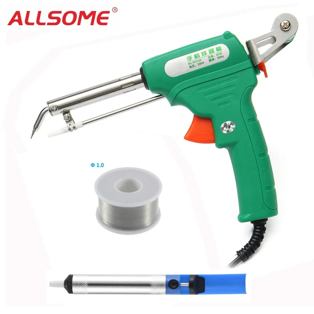 ALLSOME 220V 60W Hand held Internal Heating Soldering Iron