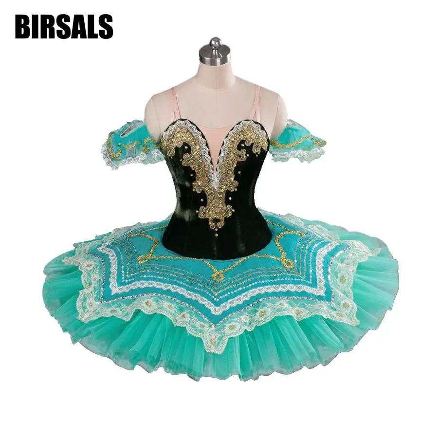 Raymonda Classical Ballet Tutus Aqua Princess Florina Professional Pancake Tutu Girls Adult Professional Ballet Tutus BT9090